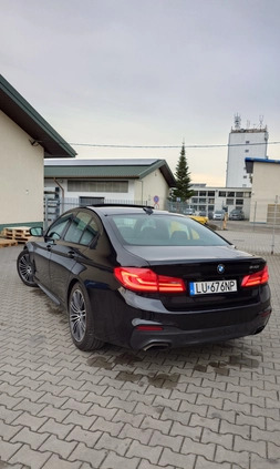 BMW Seria 5 cena 183000 przebieg: 59000, rok produkcji 2018 z Lublin małe 154